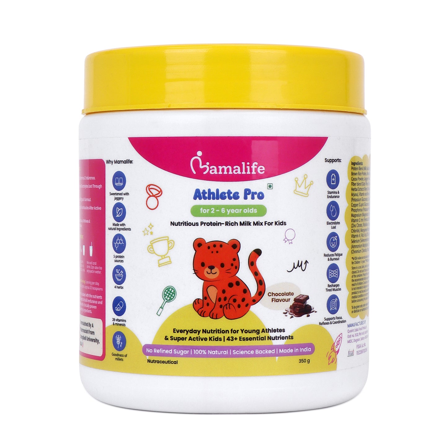 Athlete Pro Kids Protein-Rich Milk Mix (2-6 Years)